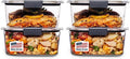 Rubbermaid Brilliance BPA-Free Food Storage Containers, Medium Deep, 4.7 Cup by Unknown