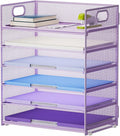 Marbrasse 6 Tier Paper Organizer Letter Tray by Marbrasse