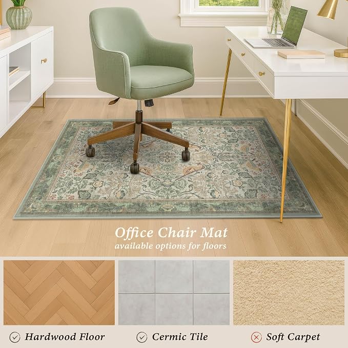 Vintage Farmhouse Office Chair Mat - Image 3