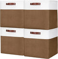 Bagnizer 13x13 Cube Storage Bins, Collapsible Fabric Storage Box, 4 Pack Closet by Bagnizer