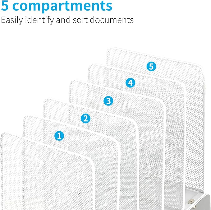 LEKETREE File Organizer for Desk, Desk Organizer - Image 2