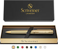 Scriveiner Personalized Gold Ballpoint Pen by Scriveiner