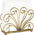 OwlGift Modern Flaunting Peacock Tail Napkin Holder, Antique Design Metal by Owlgift