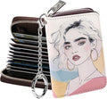 FurArt Zipper Wallet Women, RFID Blocking Credit Card Wallet, Business Card by FurArt
