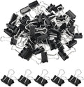 Binder Clips, 50 Pack, 0.75 in Small Paper Clips by Unknown