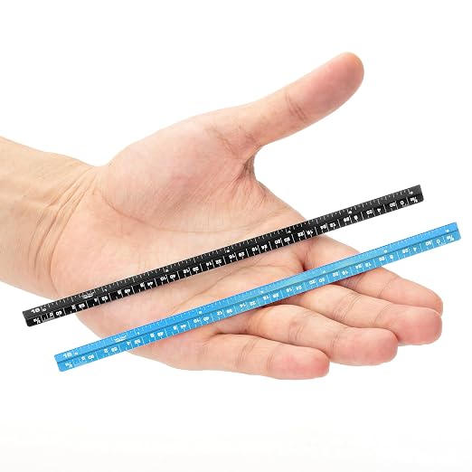Mr. Pen- Small Architectural Scale Ruler, 6 Inch, 2 Pack | Black and Blue by MrPen