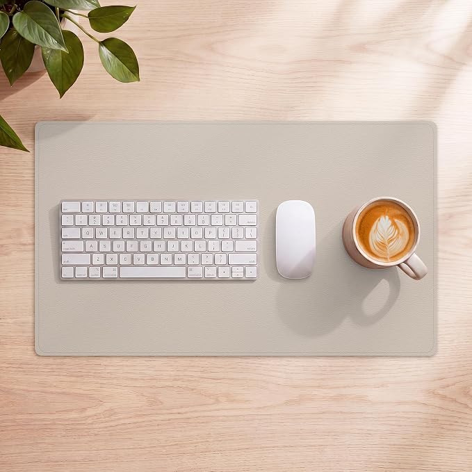 AFIING Desk Mat, 23.6" x 13.8", Desk Pad Protector | Dual-Sided Cork & PU - Image 8