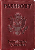 BIAOTIE Premium Leather Passport Holder Covers, Rfid Travel Wallet Passport by BIAOTIE