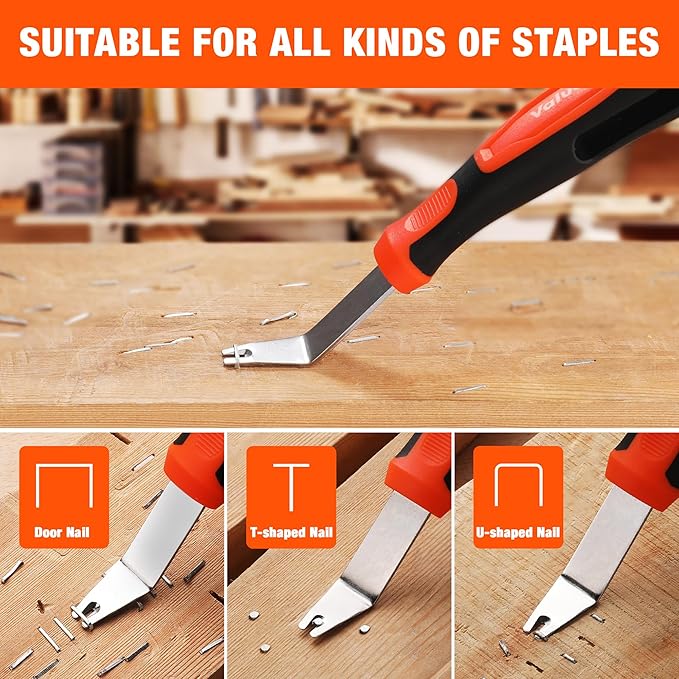 VALUEMAX 3Pcs Trim Removal Tool and Staple Remover Set, Heavy Duty Pry Tool - Image 3
