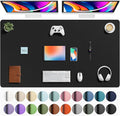 Aothia Faux Leather Desk Mat by AothiaSimpleNaturalUnique