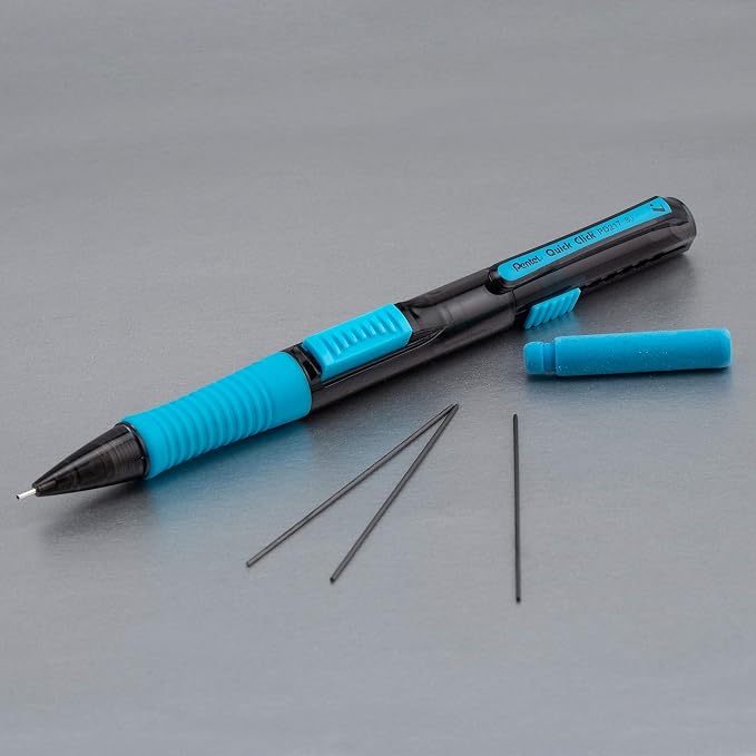 Pentel QUICK CLICK Pop Mechanical Pencil, Medium 2B Lead - Image 4