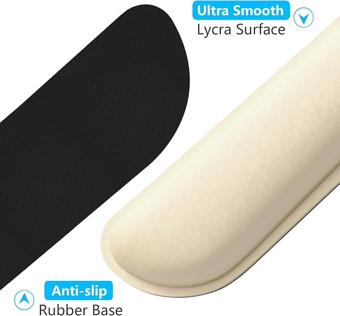 Dapesuom Enlarge Keyboard Wrist Rest, Memory Foam Keyboard Wrist Cushion - Image 4