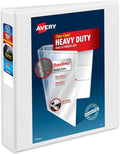 Avery Heavy-Duty View 3 Ring Binder, 1.5 Inch One Touch Slant Rings, 375-Sheet by Avery
