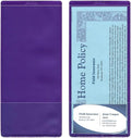 StoreSMART® - Metallic Purple Plastic Policy/Lotto Ticket Holders - 20-Pack - by StoreSMART