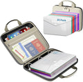 Binder Folders Organizer with 20 Pack Heavyweight Plastic Pockets, Fireproof by ZOOPIP