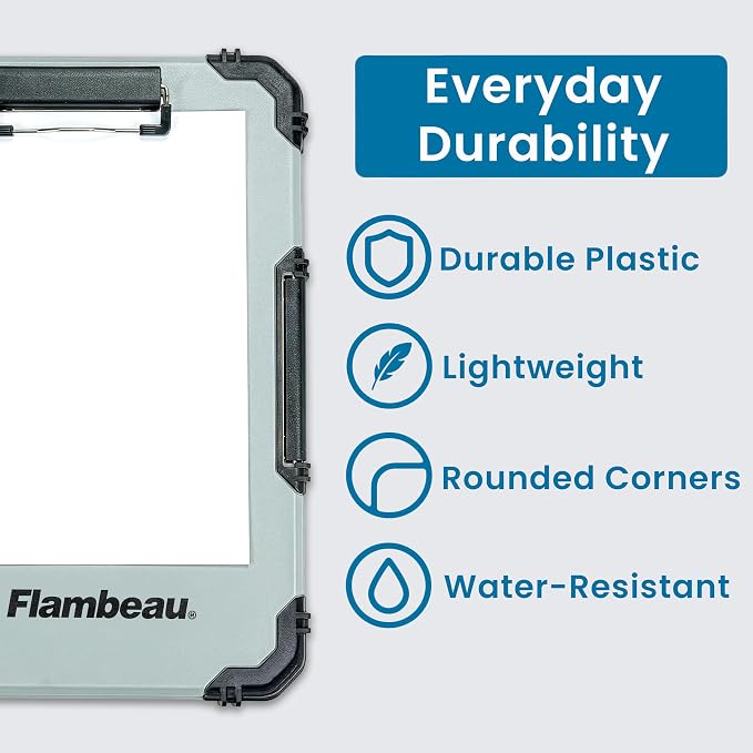 Flambeau Heavy-Duty Contractor Clipboard Document Holder, Portable Storage - Image 3