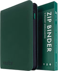 Vault X 9 Pocket Zip Binder, 360 Cards, Exo-Tec Material, 20 Side-Loading Pages by VaultX