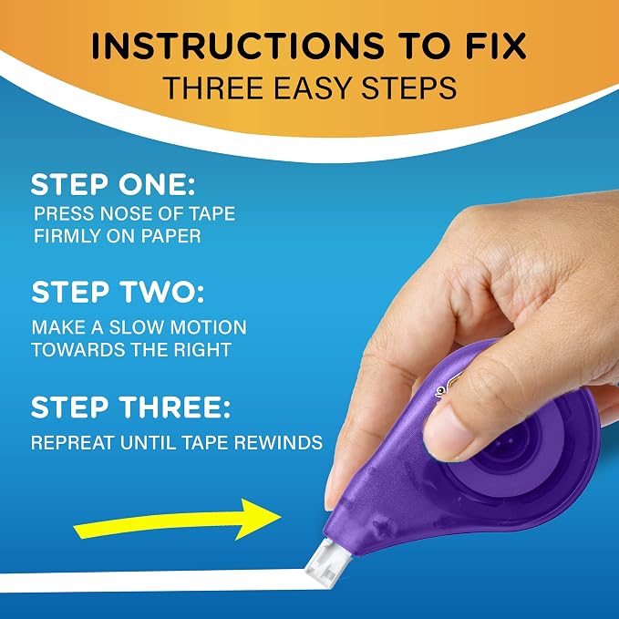 BIC Wite-Out EZ Correct Correction Tape, School Supplies - Image 3
