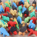 Cllayees 72 Pcs Animal Erasers for Kids, Dinosaur 3D Puzzle Eraser Bulk by Cllayees