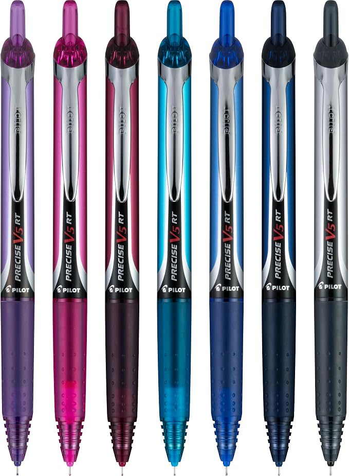 PILOT Pen 26095 Precise V5 RT Refillable & Retractable Premium Rolling Ball Pens - Image 5