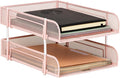 Mind Reader Stackable Paper Tray, Desktop Organizer, File Storage, Metal Mesh by MindReader