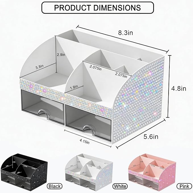 COMFYROOM Makeup Organizer, Bathroom Organizer - Image 2