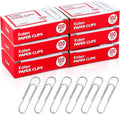 Kalerr Paper Clips, Premium Paper Clip, 1-2/7" Silver Paper Clips Medium by Kalerr