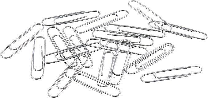 Amazon Basics Jumbo Size Office Paper Clips, 10 Packs of 100 - Image 3