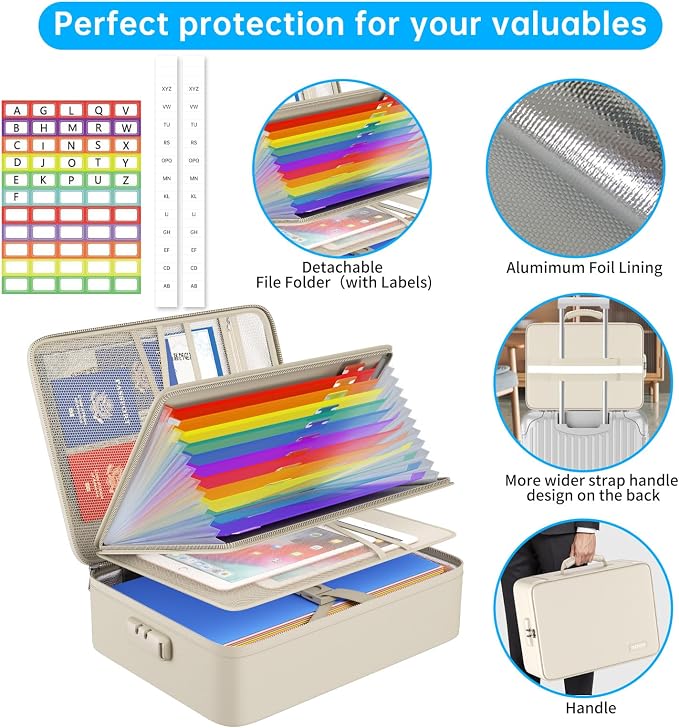ENGPOW Fireproof File Organizer Bag - Image 4