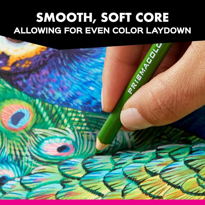 Prismacolor Premier Colored Pencils, Soft Core, Ultra-Smooth, Adult Coloring - Image 3