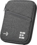 Zero Grid RFID Passport Holder & Travel Wallet, Zippered Wallet by ZeroGrid