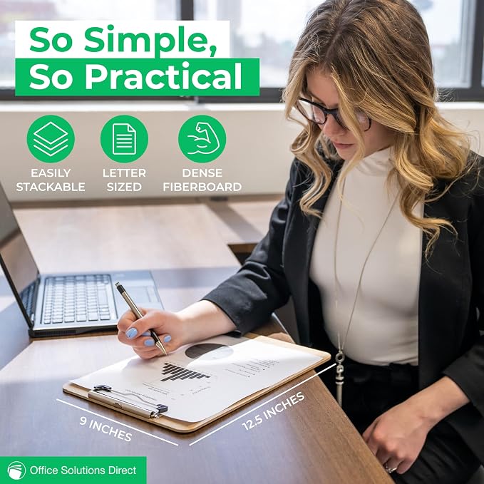 Letter Size Clipboards with Low Profile Clip - Image 2