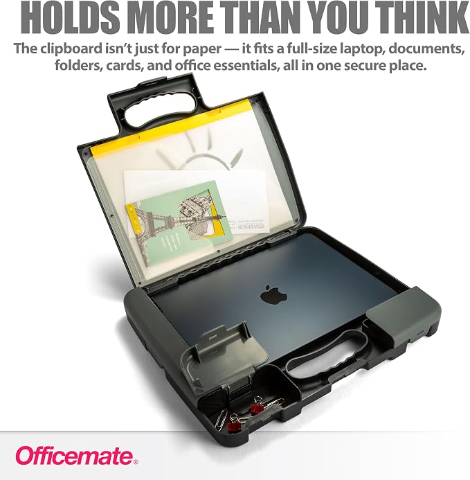 Officemate Portable Clipboard Storage Plastic Case - Image 4