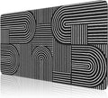 iCasso Black Desk Mat, Large Mouse Pad by iCasso