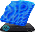 20" Gel Seat Cushion for Long Sitting Pressure Relief by Helishy
