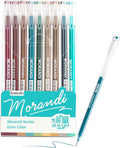 9 Colored Gel Pens Set, 0.6mm Fine Point by HysmmxHer