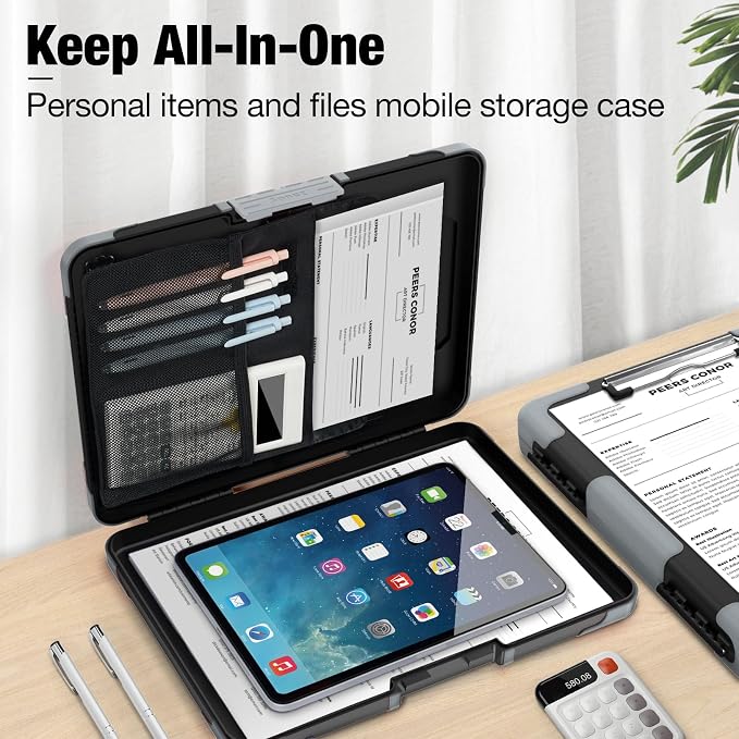 Sooez Toughest Clipboard with Storage, Internal Pen Pouch Included, Letter/ A4 - Image 5
