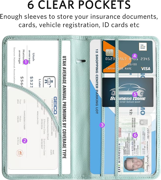 CoBak Car Registration and Insurance Holder - Image 3