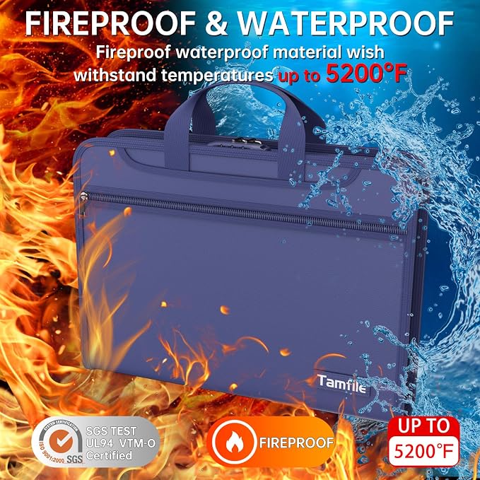 Fireproof Accordion File Organizer - Image 2