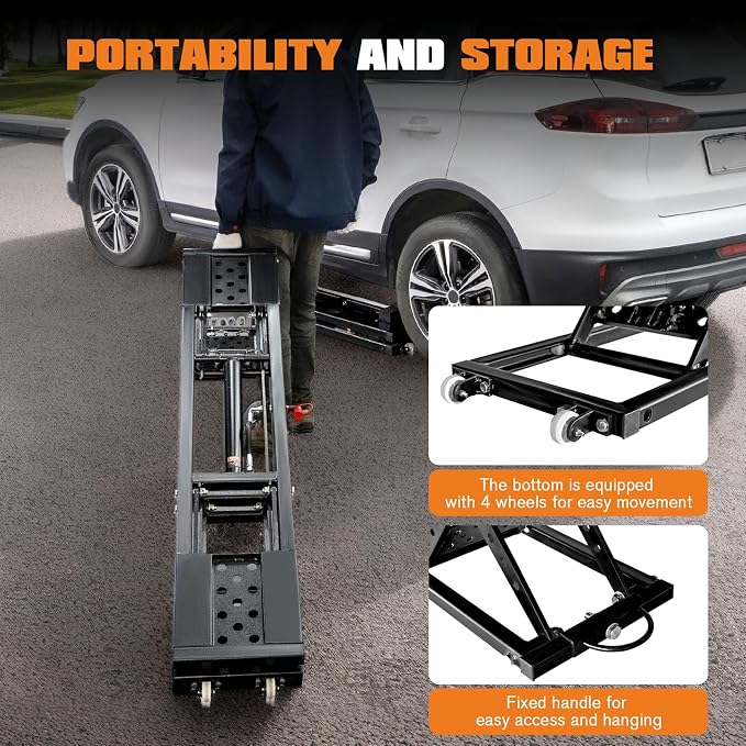 Jocisland 5000 lb Portable Car Lift, Quick Jack - Image 6