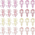 80 Pcs Cute Flower Paper Clips Set, Floral Paper Clips by Unknown