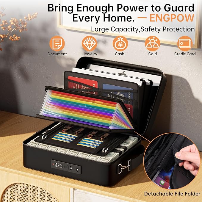 ENGPOW Fireproof Document Box - Image 4