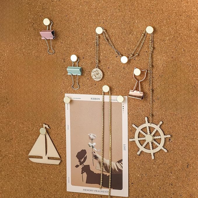 Gold Heavy Duty Thumb Tacks, Push Pins - Image 7