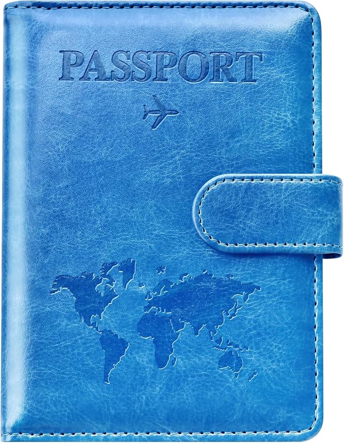 Eoehro Passport Holder for Travel Essentials, Passport Wallet Cover Case for by welcometoEoehro