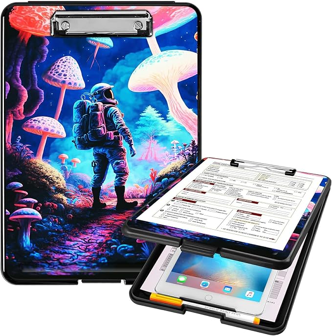 A4 Clipboards, Heavy Duty Waterproof Nursing Plastic Folder Clipboard by Unknown
