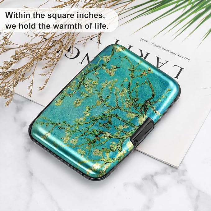 ELFISH Mini RFID Aluminum Wallet Credit Cards Holder Business Card Case Metal - Image 6