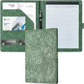 Mymazn Padfolio Portfolio Binder, Faux Leather Interview Resume Folder by Mymazn