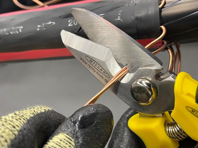 Miller KS‑3 Angle‑Head Kevlar Scissors & Cable Cutter – Fiber Optic Shears - Image 8