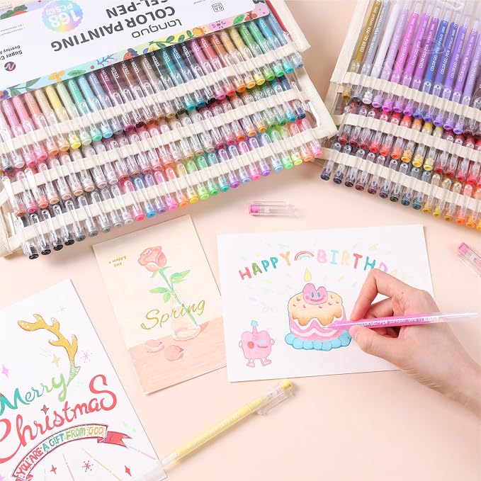 Acrylic Gel Pens for Coloring, Journaling, Note Taking - Image 3