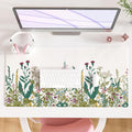 QIYI Large Mouse Pad, Floral Desk Mat by QIYI